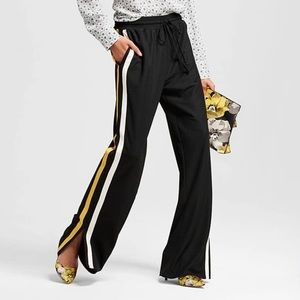 Striped track pants